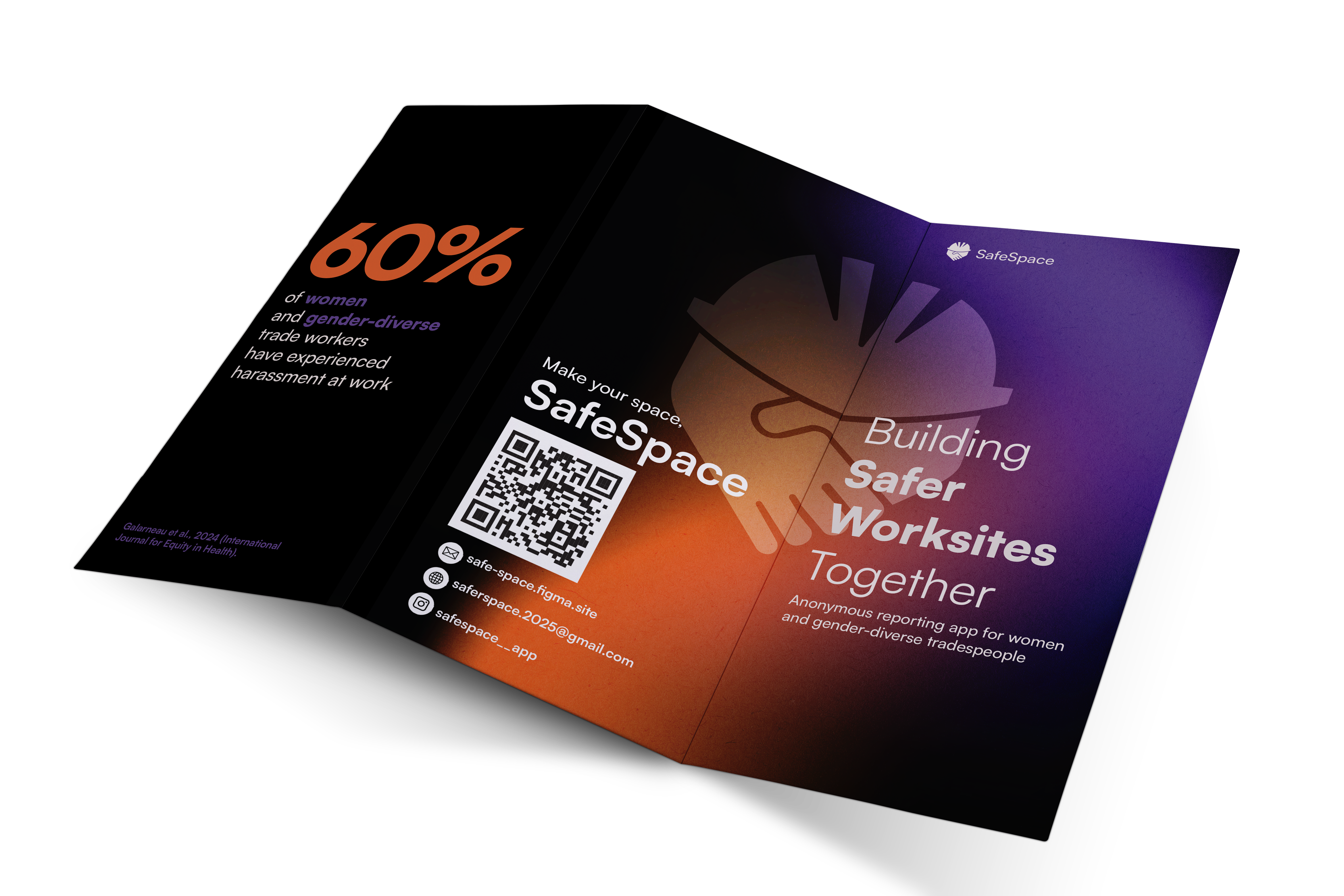 Brochure side 1